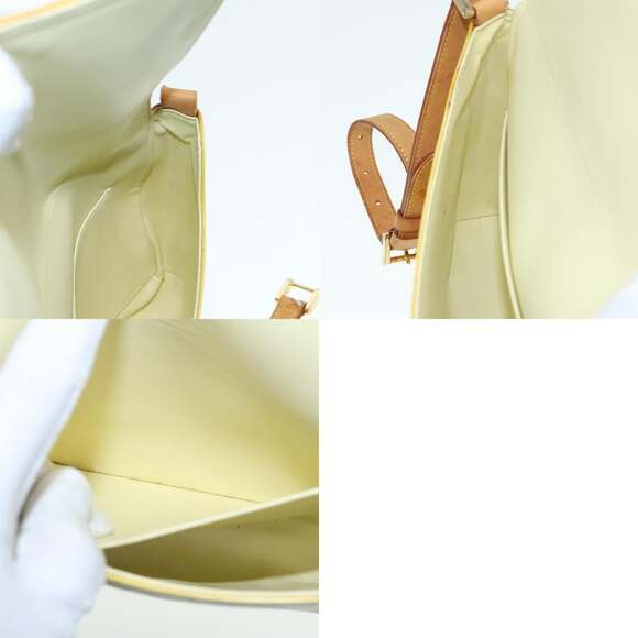 LOUIS VUITTON Monogram Vernis Thompson Street Bag Lime Yellow M91071 - Picture 12 of 12